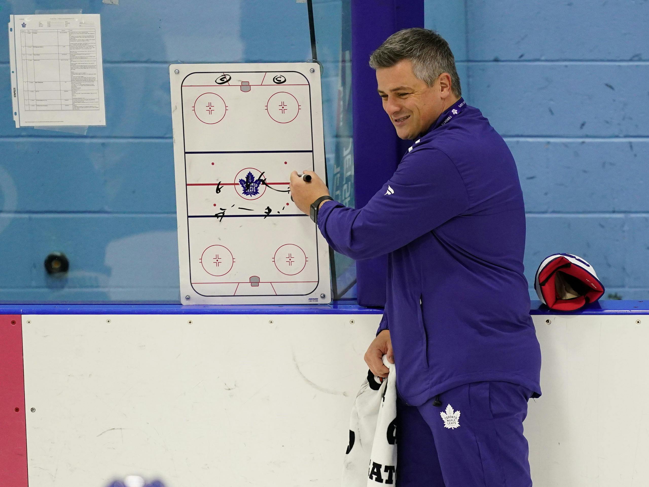 Leafs lines and defence pairs on first day of training camp
