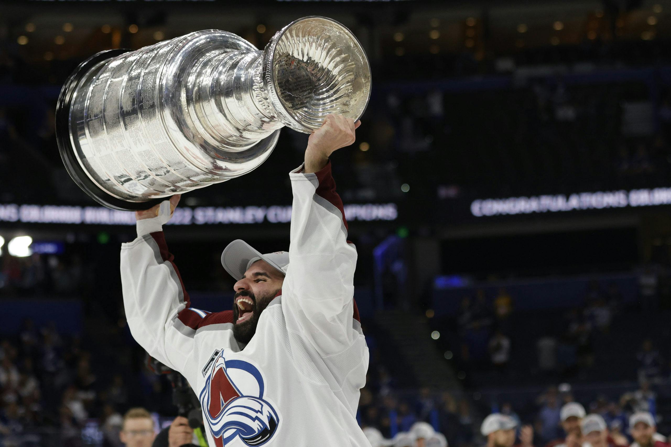 NHL on X: Stanley Cup Champion Nazem Kadri 😍  / X