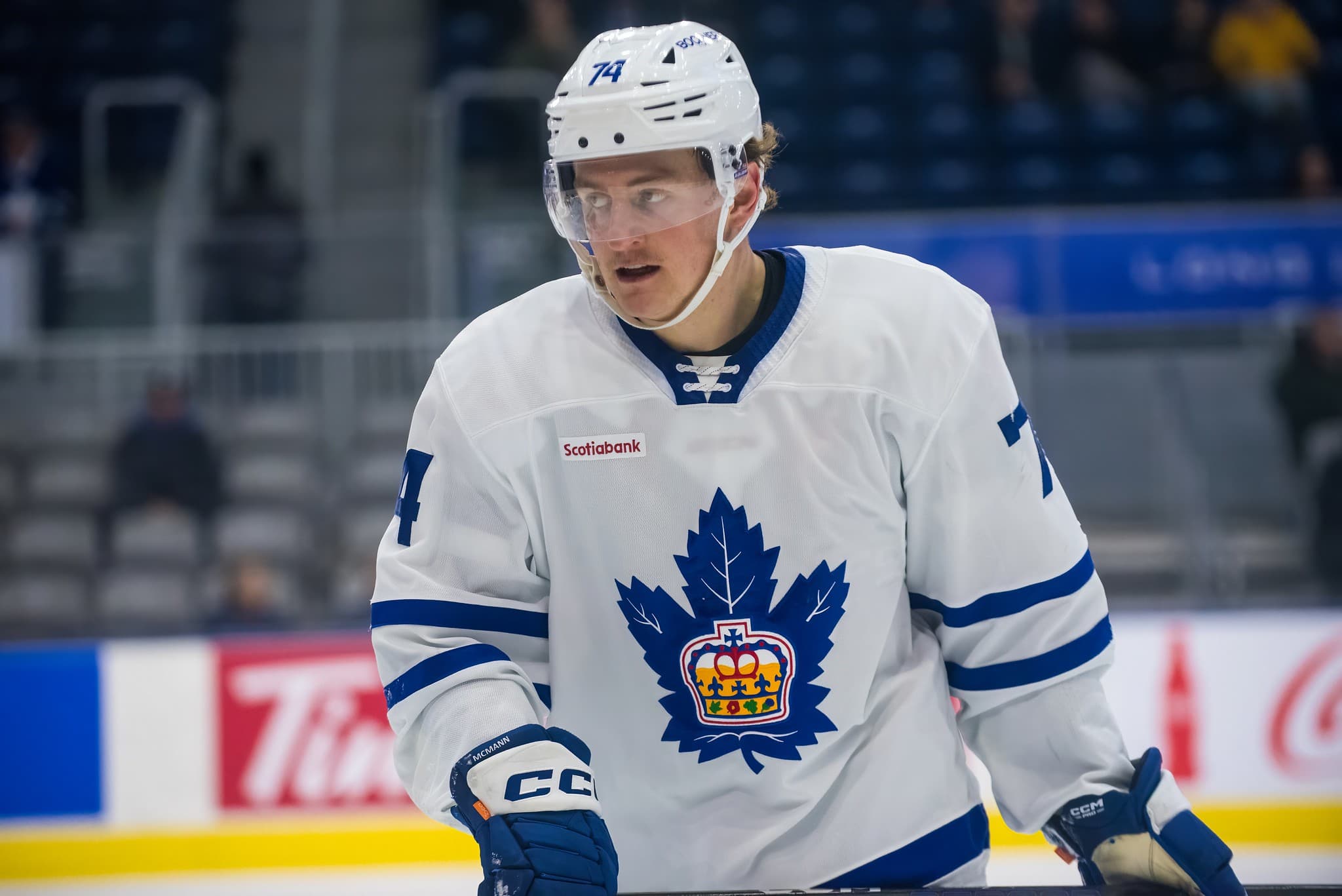 Bobby McMann is ready for his NHL debut with the Toronto Maple Leafs