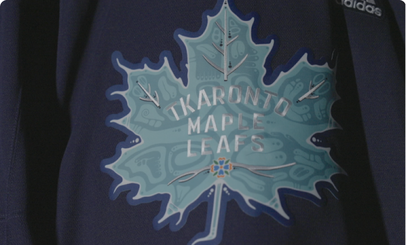 First Nations artist designed Leafs jersey for Indigenous Celebration game  