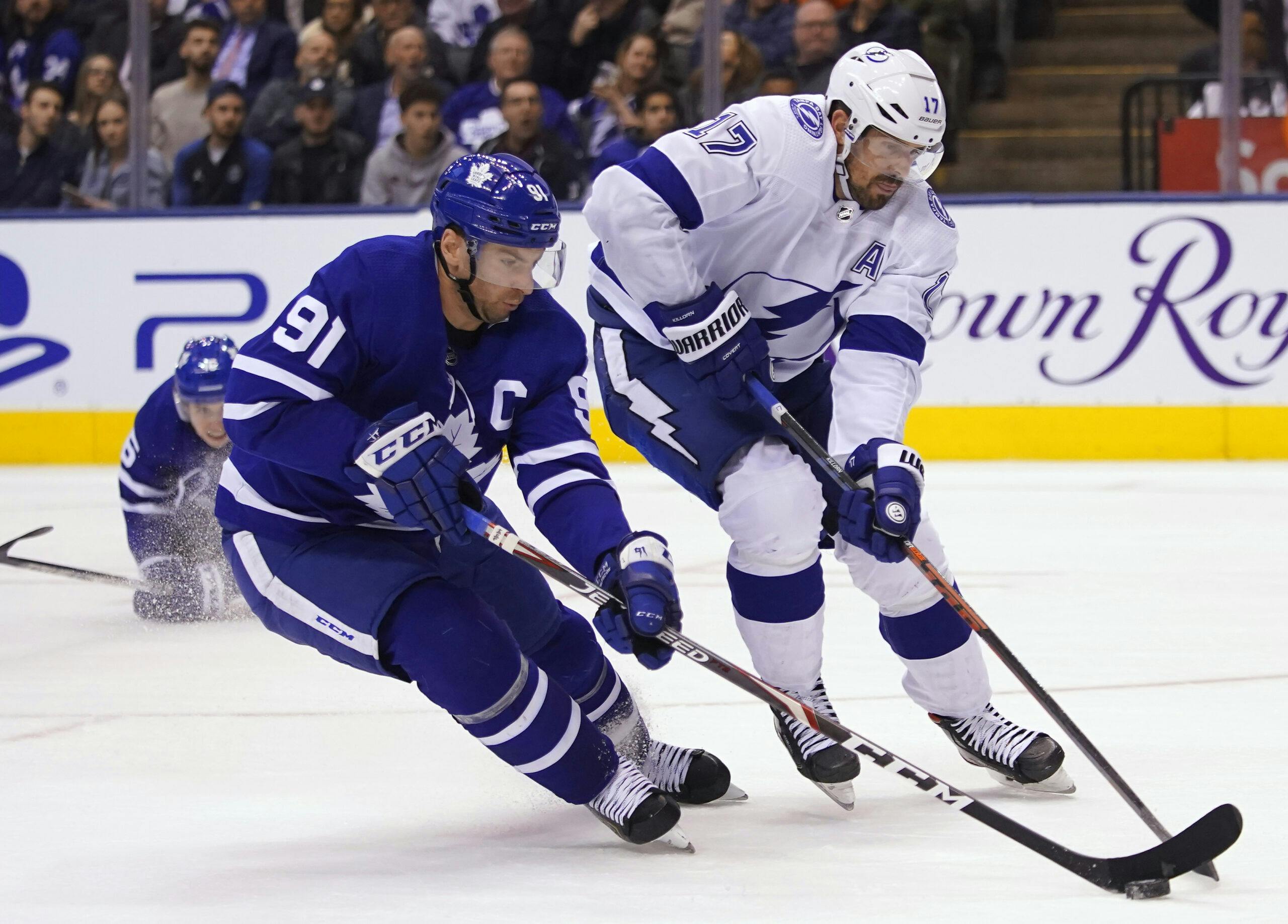 Steven Stamkos' first 'team,' the Maple Leafs, are now his playoff