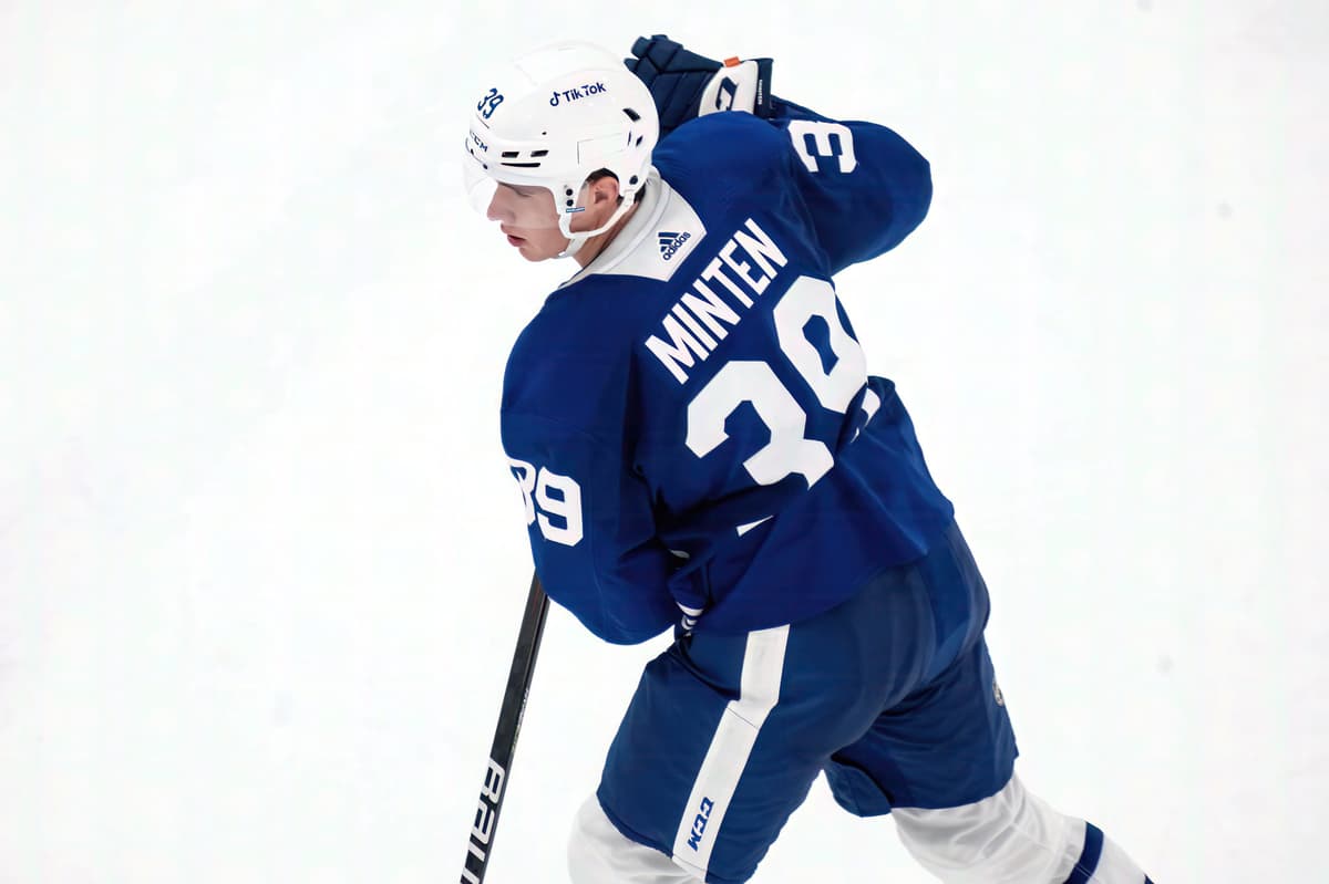 Toronto Maple Leafs prospect Fraser Minten has high hopes for 2023-24