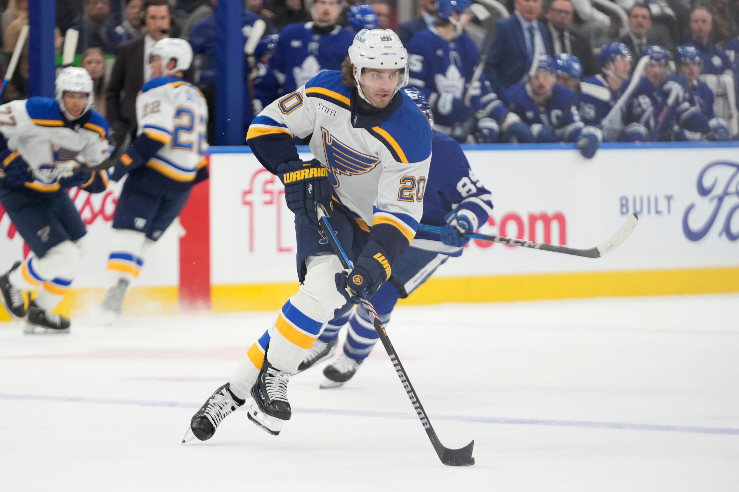 St. Louis Blues forward Brandon Saad.