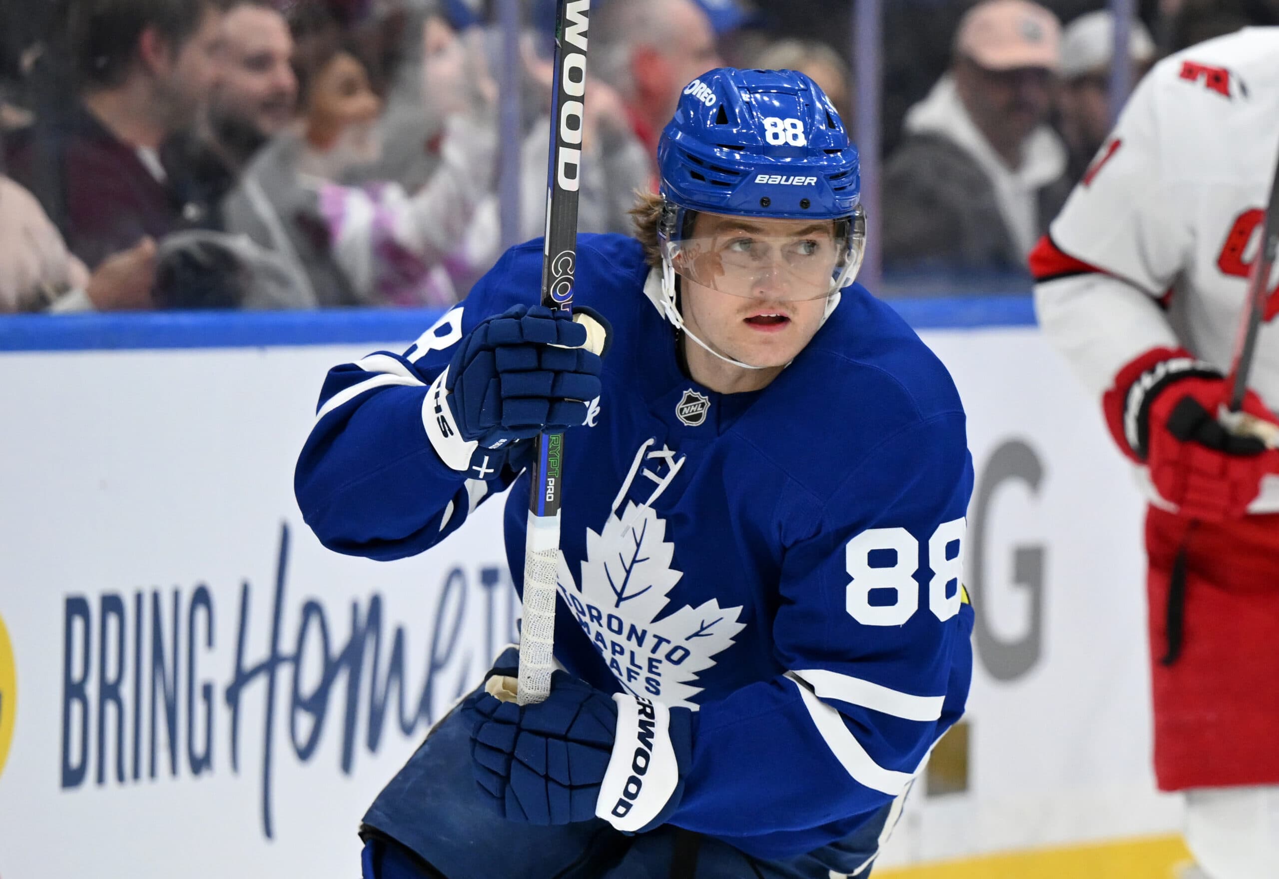 William Nylander skating Toronto Maple Leafs