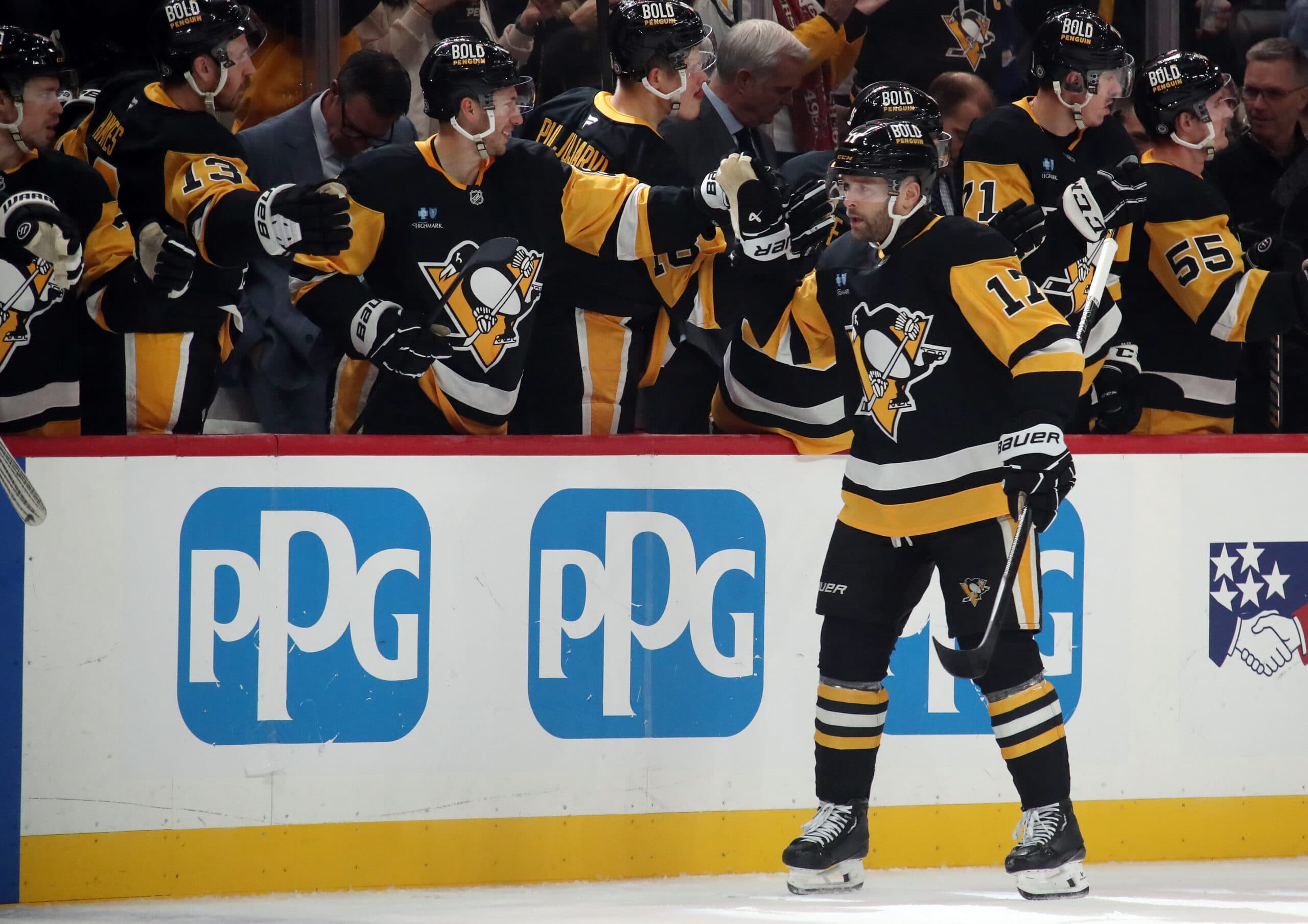 Pittsburgh Penguins winger Bryan Rust.