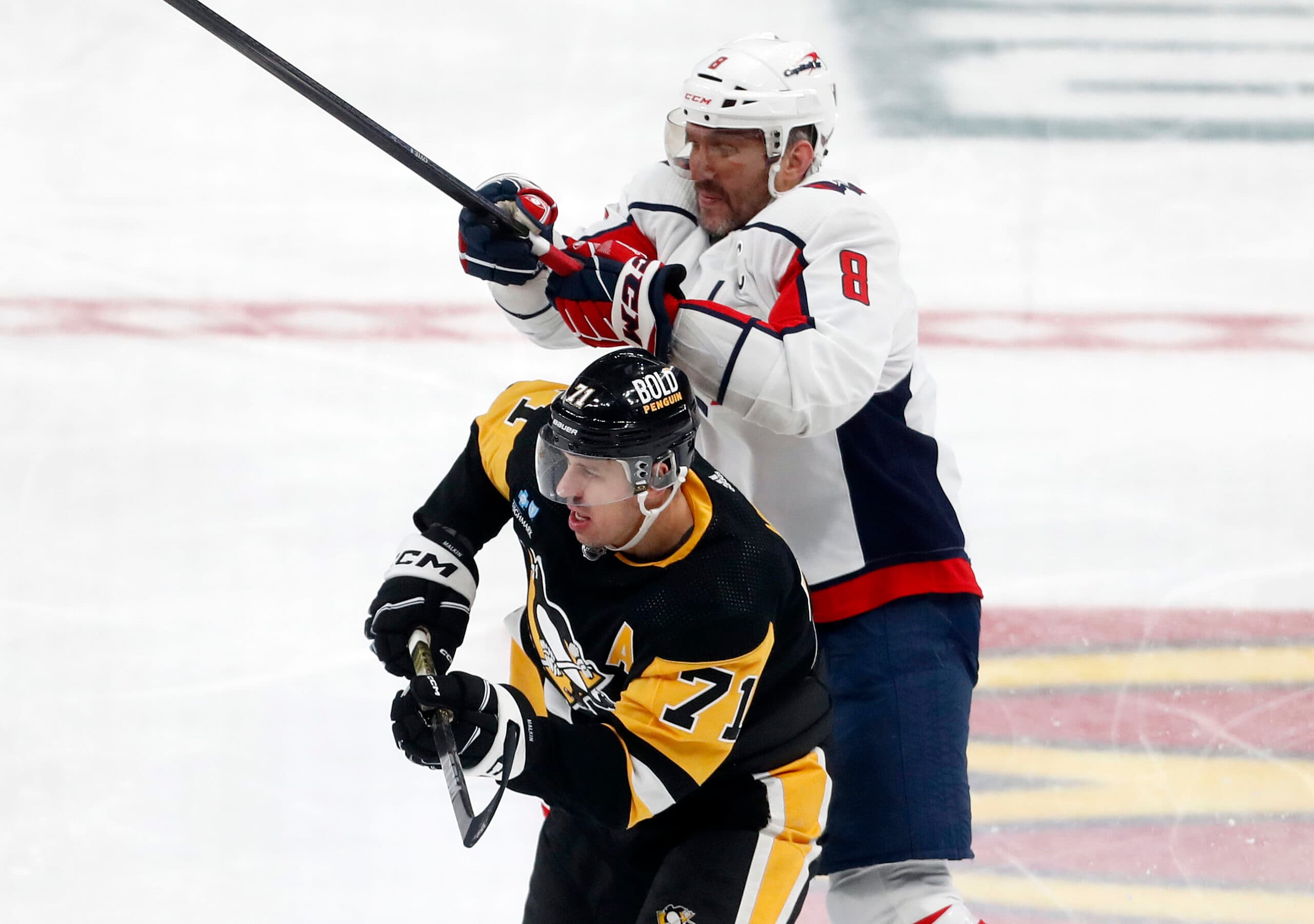 Evgeni Malkin and Alex Ovechkin.